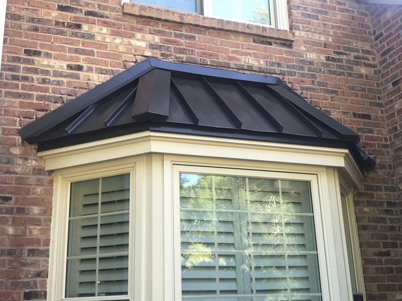 McElroy Metal · standing seam · bay window detail