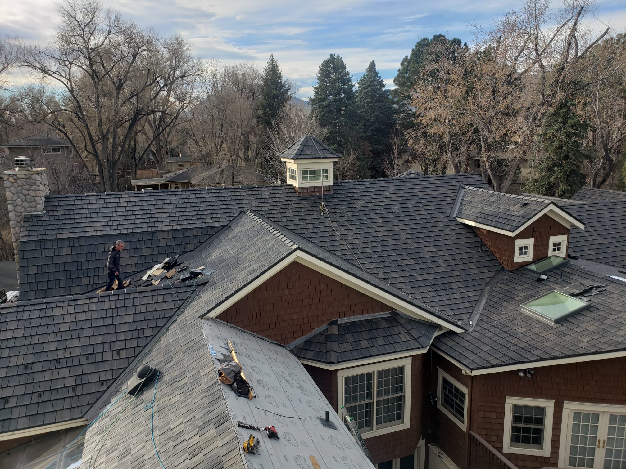 Synthetic Roofing · Class 4 impact rated · 50-year warranty